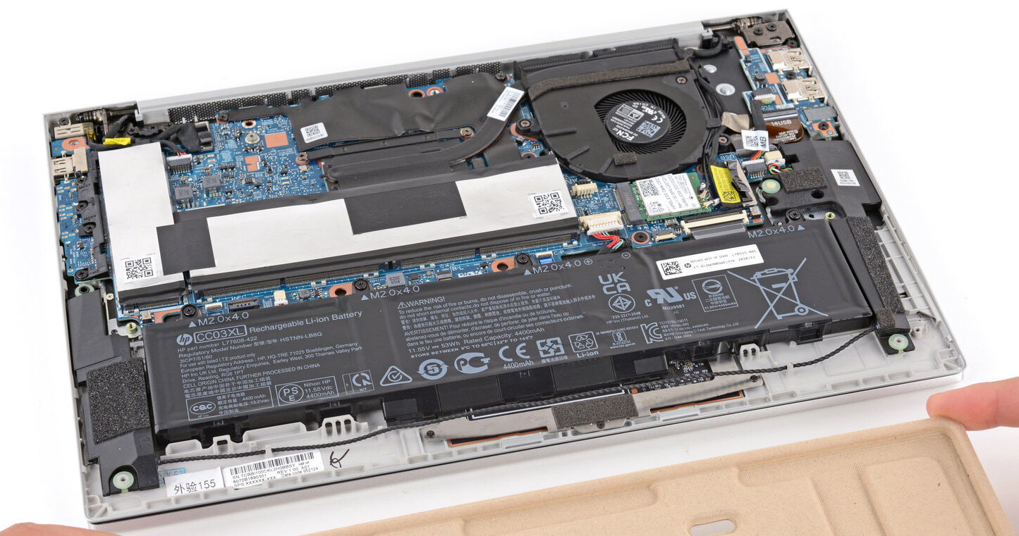 How to replace and fix HP EliteBook 840 G7, 840 G8, 845 G7, 845 G8, 745 G7, 745 G8, backlit US keyboard with palmrest (HP EliteBook 840 Aero G8)